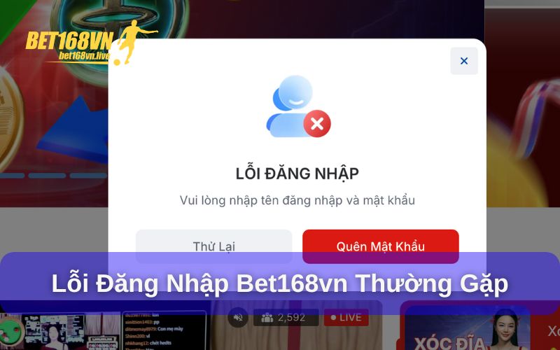 Lỗi đăng nhập thường gặp