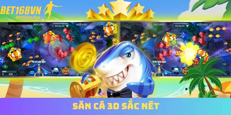 Đồ họa 3D sắc nét khiến bắn cá thêm hấp dẫn