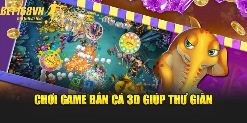 Game bắn cá 3D mang đến trải nghiệm đại dương 