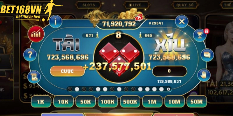 Tài xỉu mang lại trải nghiệm giải trí nhanh, kịch tính và hấp dẫn